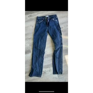 Women Junior Carpenter Jeans Zara Size 8 Been Repaired Back Pit Zipper Broken443